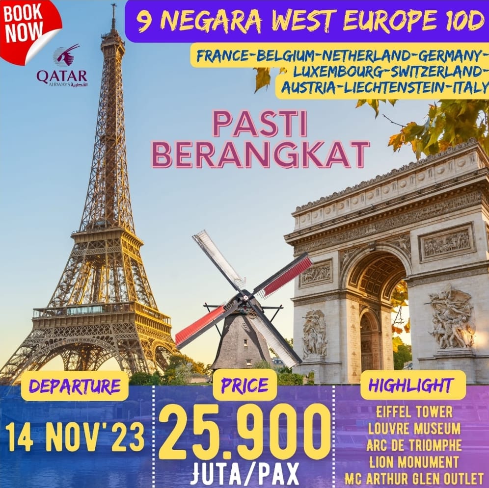 9 Negara West Europe 14 Nov 25900